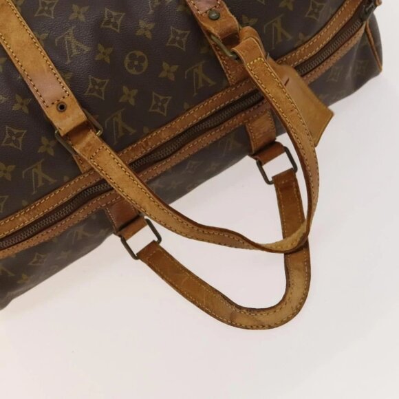 LOUIS VUITTON Monogram Sac Souple 45 Boston Bag LV Auth - Picture 8 of 16